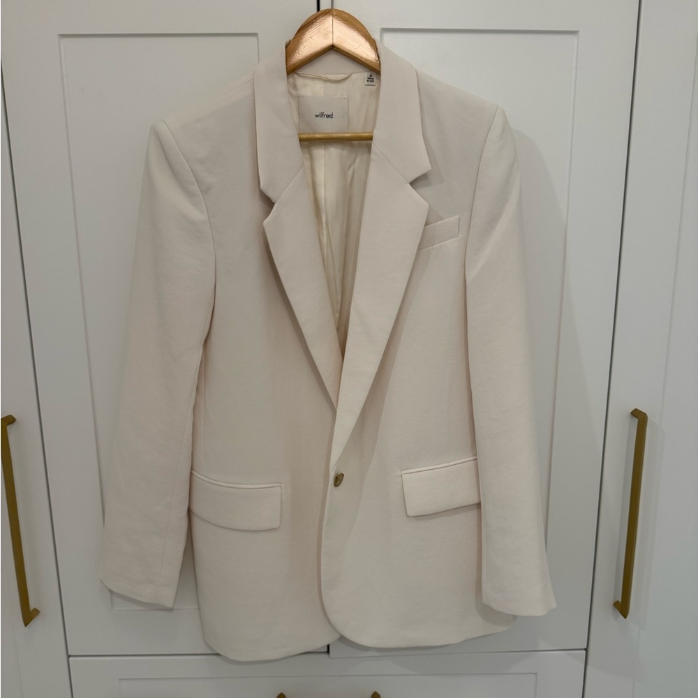 Wilfred Cream Blazer Jacket